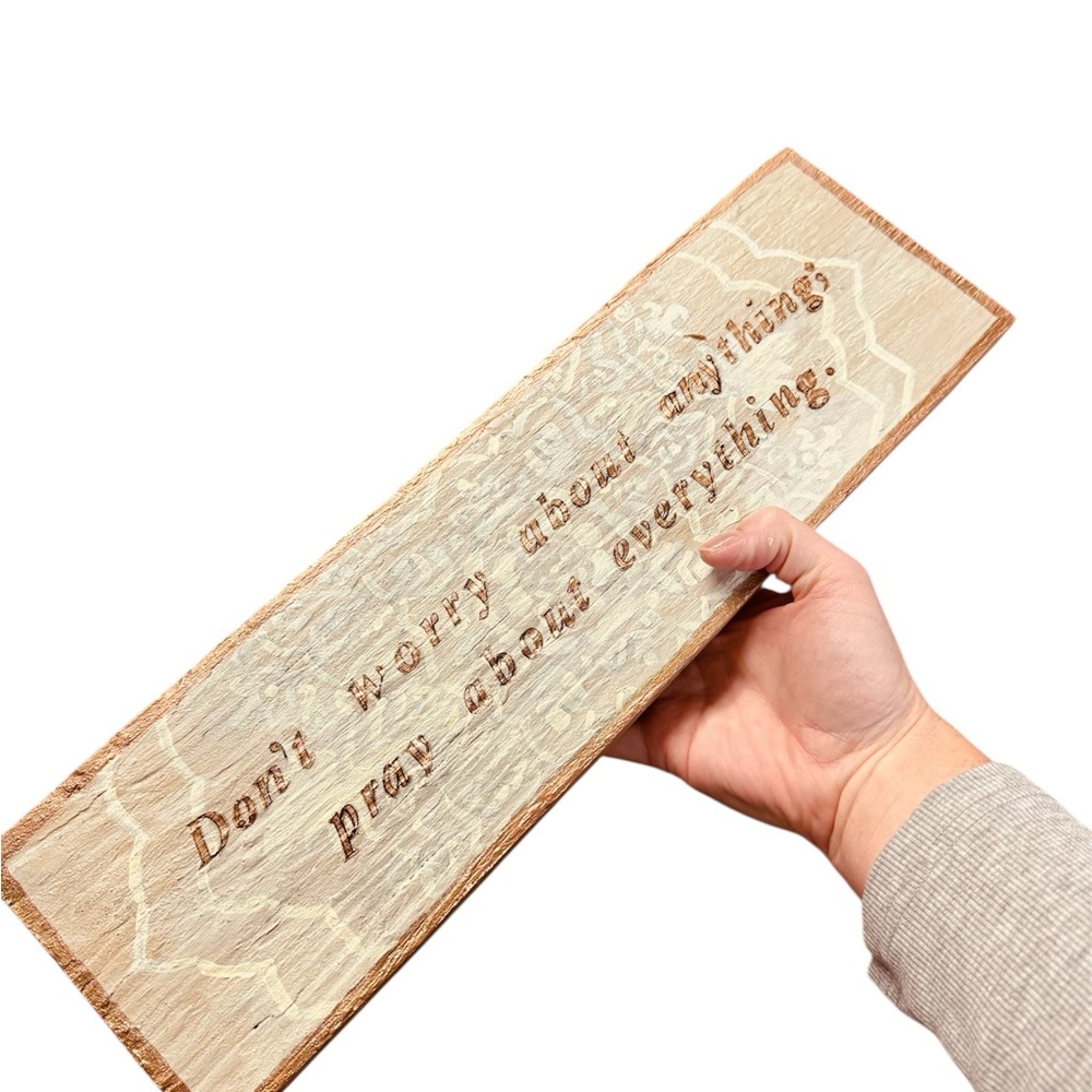 Inspirational Wooden Wall Sign - Picture 4 of 9